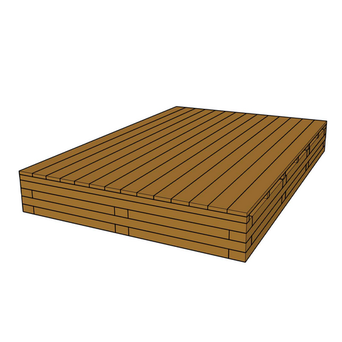 понтон деревянный WP2103L